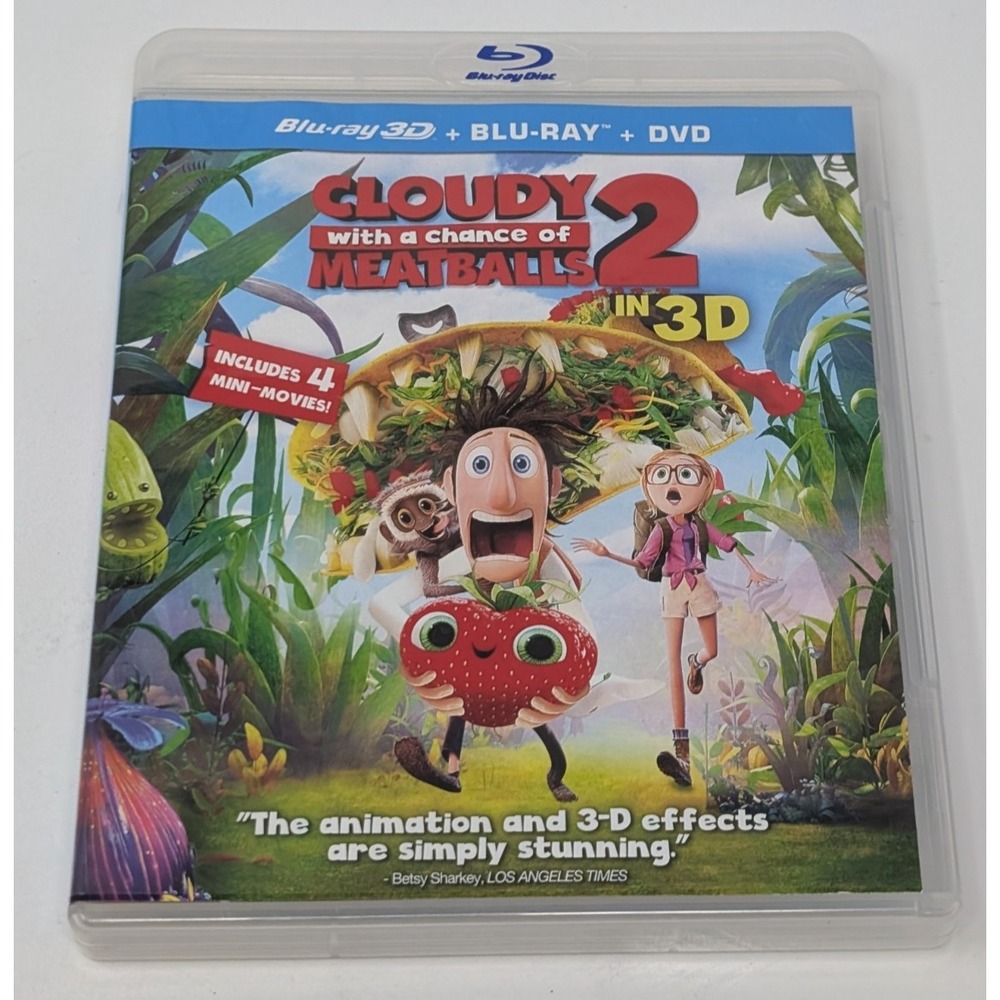 Cloudy with a Chance of Meatballs 2 (Three-Disc Combo: Blu-ray 3D + Blu-ray + DV